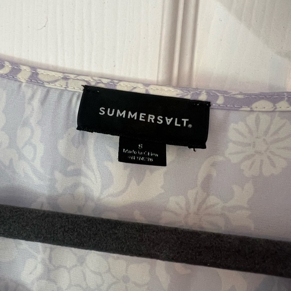 Summersalt Lavender Floral Long Sleeve Dress - Picture 4 of 4